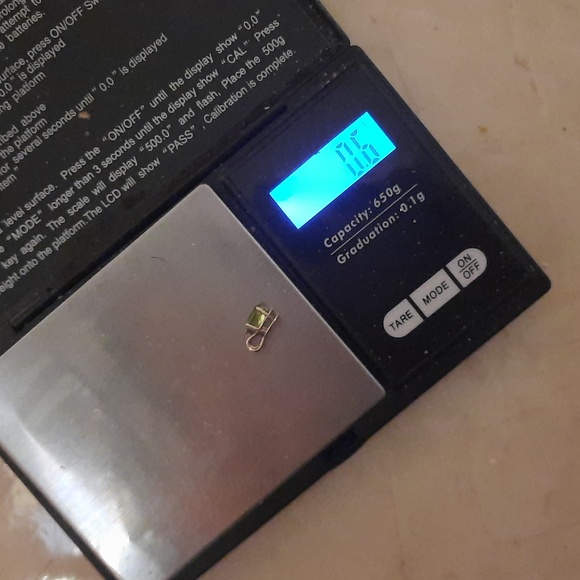 GENUINE 10K YELLOW GOLD AUTHENTIC 💚 PERIDOT AUG BIRTHSTONE & DIAMOND 💎 PENDANT - Picture 4 of 10